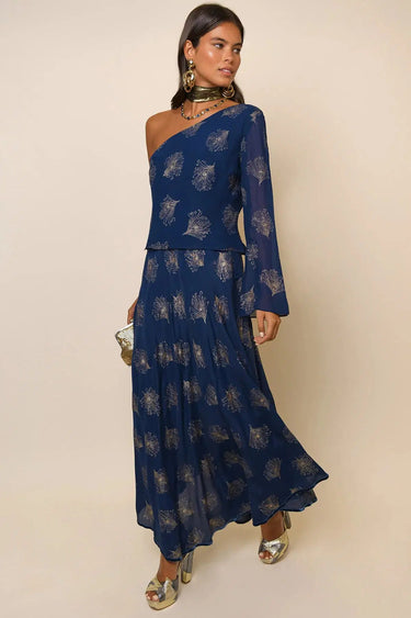Chaka Feather Top-Top-Rixo-Debs Boutique